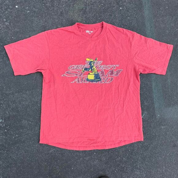 Red Uniqlo x Shinpei Ueno The Greatest Slam Graphic T-Shirt - Picture 1 of 7
